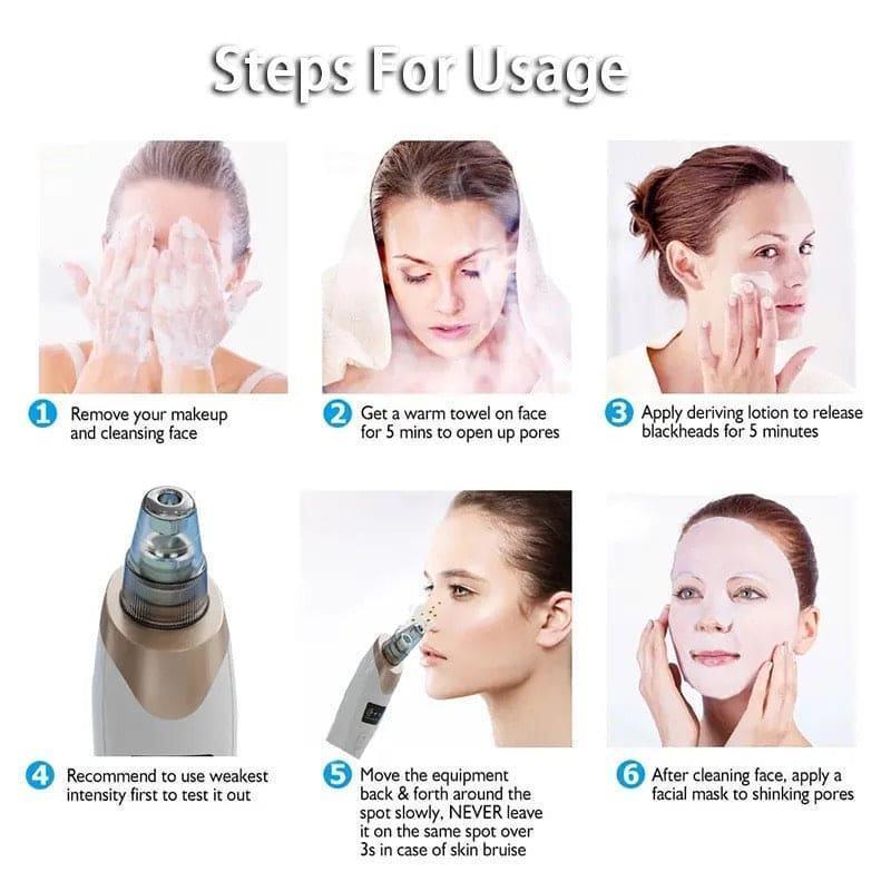 ✨ Electric Blackhead Remover – Deep Pore Cleaner & Skin Refresher